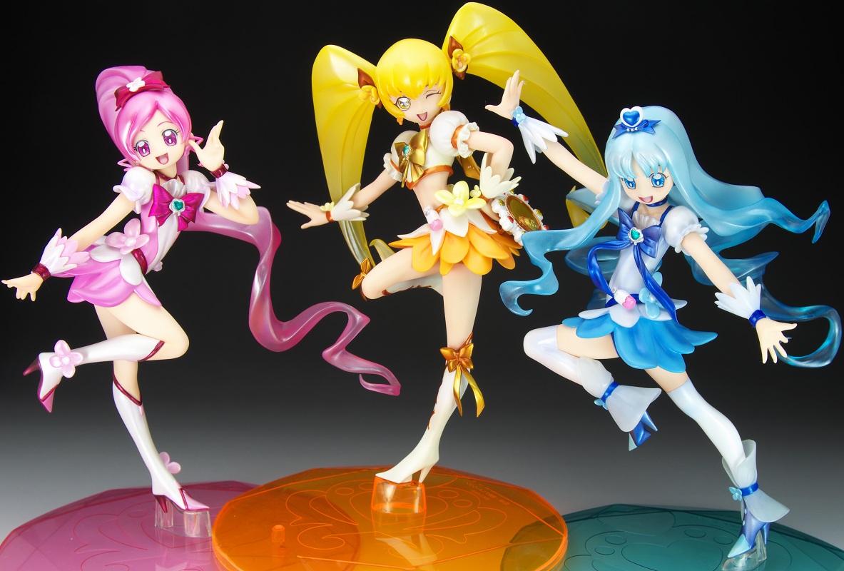 NEWお得レジンキット 1/8 キュアサンシャインとポプリ ハートキャッチプリキュア! 美少女 アニメ フィギュア 人形 ドール 戦士 東映 プリキュアシリーズ